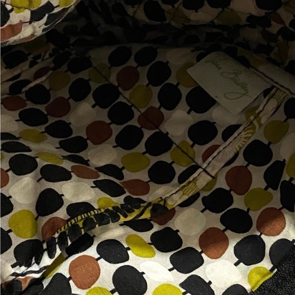 Vera Bradley Cocoa Moss Saddle Crossbody Bag Boho Quilted Adjustable Strap - Picture 7 of 11